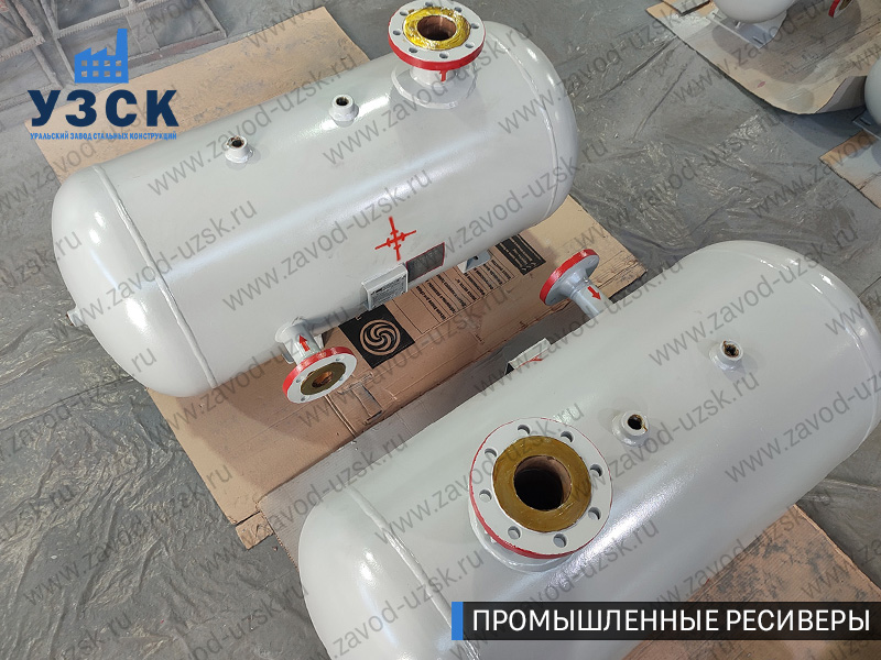 фотография промышленных ресиверовдля газа Волгоград